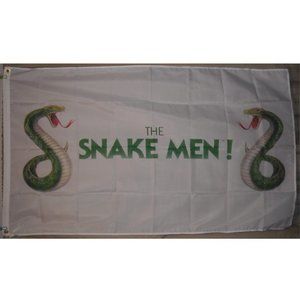 The Snake Men He-Man and the Masters of the Universe 3'x5' white Flag Banner